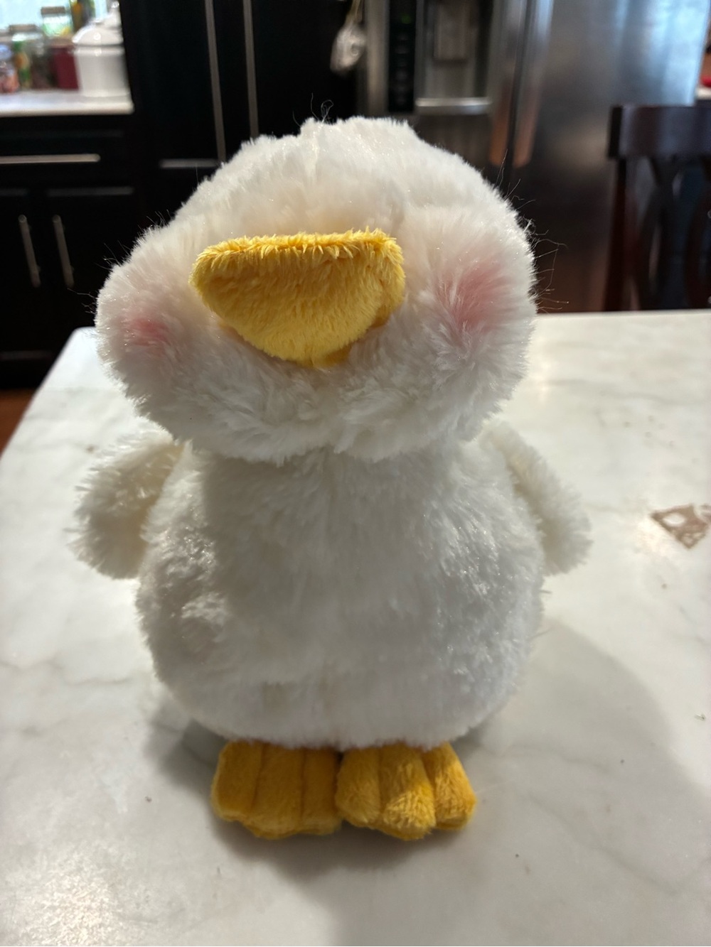 Ganz Webkinz Duck ~8” Plush Stuffed Animal White Feet Yellow Beak HM148 NO CODE